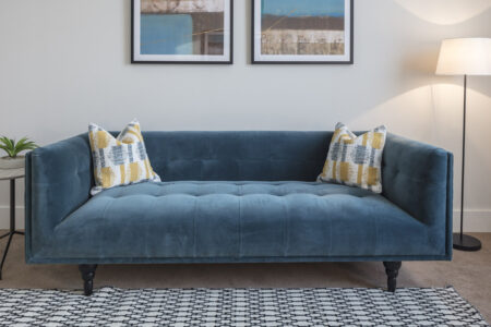 Brighter Spaces sofa in couples therapy room