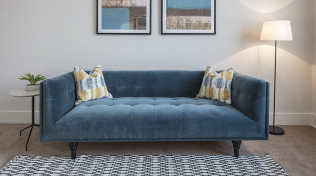 Brighter Spaces sofa in couples therapy room